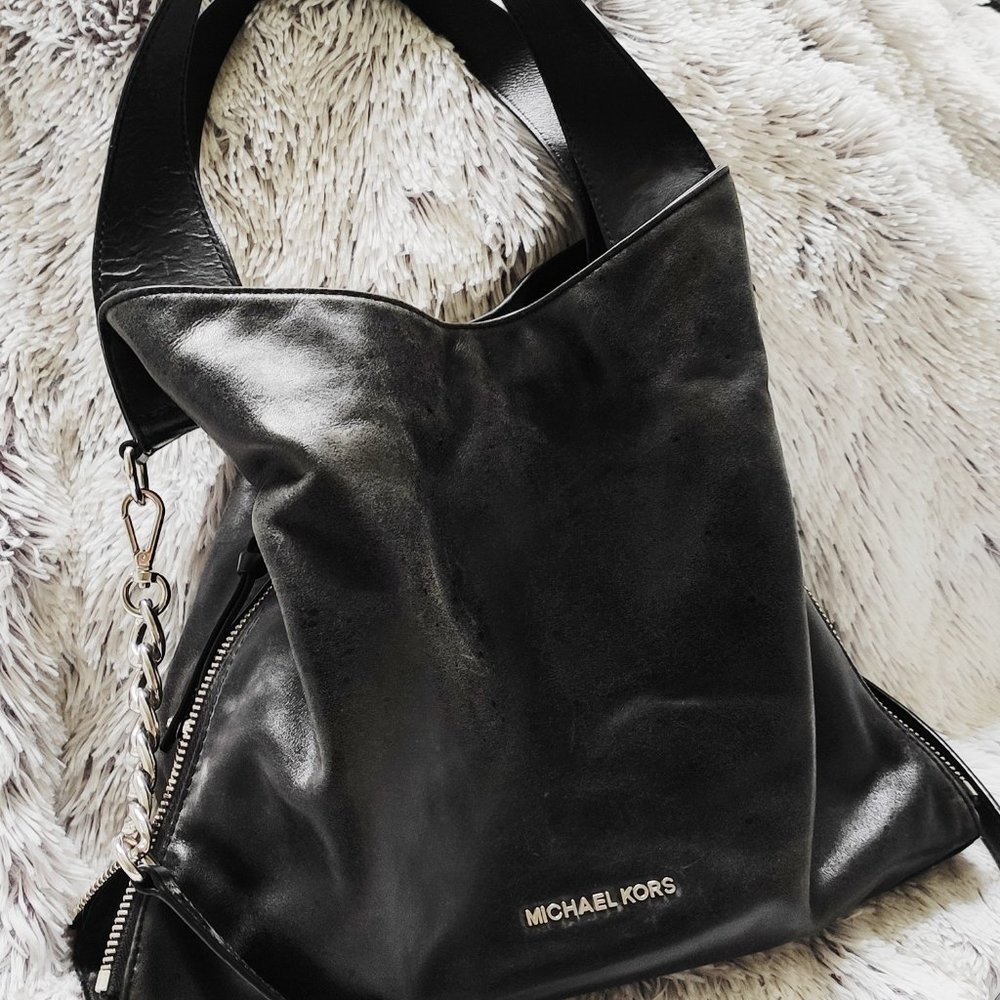 Michael Kors black shoulder bag